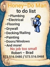 Logo for Honey-Do Man Handyman, LLC.