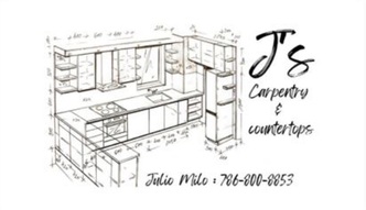 J's Carpentry and Countertops logo