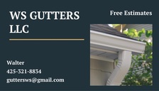 Logo for WS Gutters