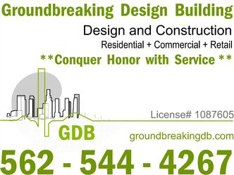 Groundbreaking Design Building logo