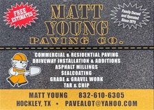 Logo for Matt Young Asphalt Paving