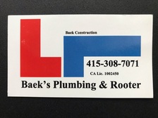 Logo for BAEK CONSTRUCTION