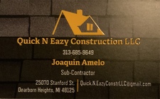 Logo for Quick N Eazy Construction LLC
