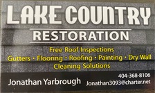 Lake Country Restoration logo