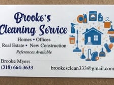 Logo for Brookes Cleaning Service