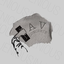 AV Concrete logo