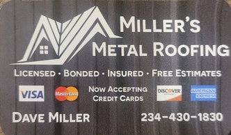 Miller's Metal Roofing logo