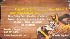 Logo for Frankie's Fix It Handyman Service LLC