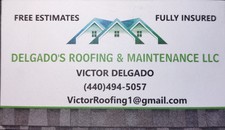 Logo for Delgado's Roofing, LLC
