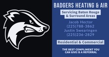 Logo for Badgers Heating & Air LLC