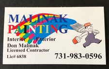 Logo for Malinak Painting