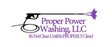 Logo for Proper Power Washing
