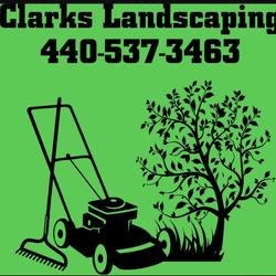 Clarks landscaping  logo