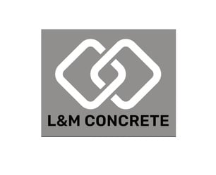 L & M Concrete logo