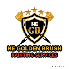 Logo for NE Golden Brush Painting
