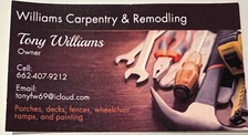 Logo for Williams Carpentry & Remodeling