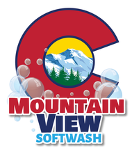 Logo for Mountain View Softwash, LLC