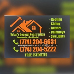 Brian’s General Construction  logo