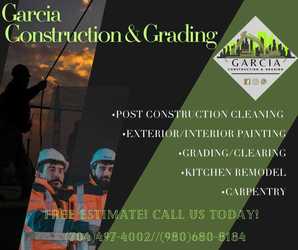 Garcia Construction & Grading logo