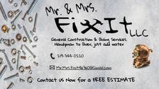 Logo for Mr. & Mrs. Fix It LLC