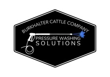 Logo for Burkhalter Cattle Company, LLC - Pressure Washing Solutions