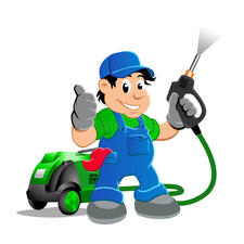 Logo for Preston's Pressure Washing Services