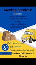 Logo for Southern Gold Movers & Clean-Up