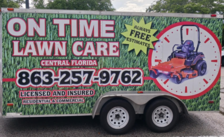 On Time Lawn Care logo