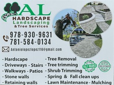 Logo for AL Hardscape and Landscape