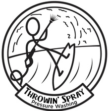 Throwin' Spray Pressure Washing logo