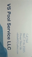Logo for VS Pool Service, LLC
