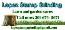 Logo for Lopez's Stump Grinding