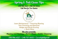 Logo for United Hands Royalty Lawn Care