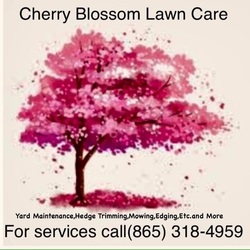 Cherry Blossom Lawn Care logo