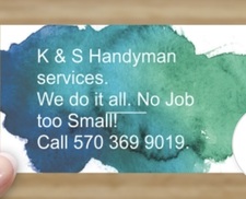 Logo for K&S Handyman Services