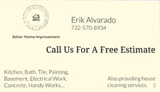 Logo for Asher Home Improvement, LLC