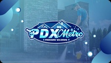 Logo for PDX Metro Pressure Washing