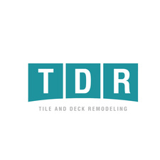 TDR Tile and Deck Remodelations logo