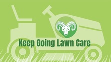 Logo for Keep Going Lawn Care