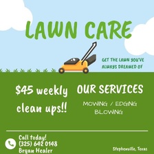 Logo for College Lawn Care