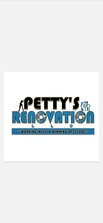 Logo for Petty's Renovation LLC