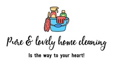 Logo for Pure & Lovely Home Cleaning, LLC