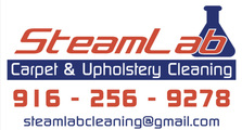 Logo for Steam Lab Carpet and Upholstery