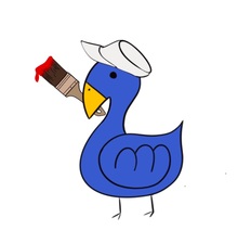 Logo for Blue Duck Painting LLC