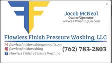 Logo for Flawless Finish Pressure Washing