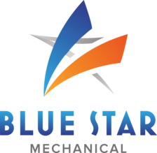 Logo for Blue Star Heating and Cooling