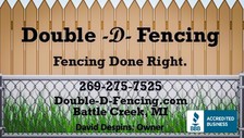Logo for Double D Fencing