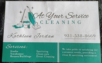 At Your Service Cleaning logo
