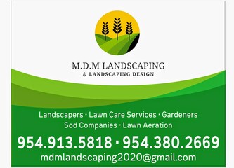 MDM Landscaping and Maintenance Services logo