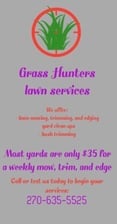 Avatar for Grass Hunters Lawn Service -- Lawn Services